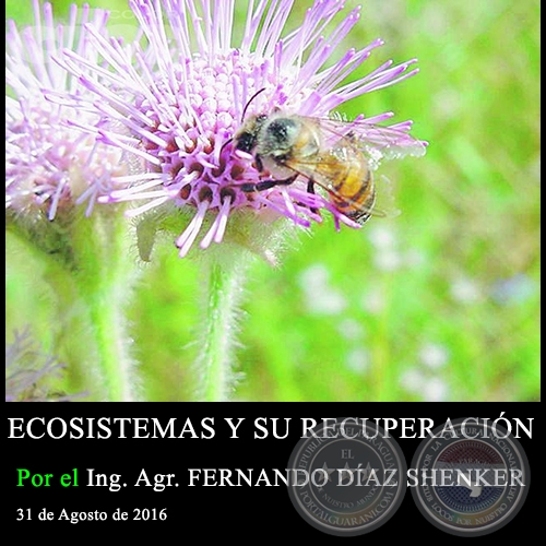 ECOSISTEMAS Y SU RECUPERACIÓN - Ing. Agr. FERNANDO DÍAZ SHENKER - 31 de Agosto de 2016